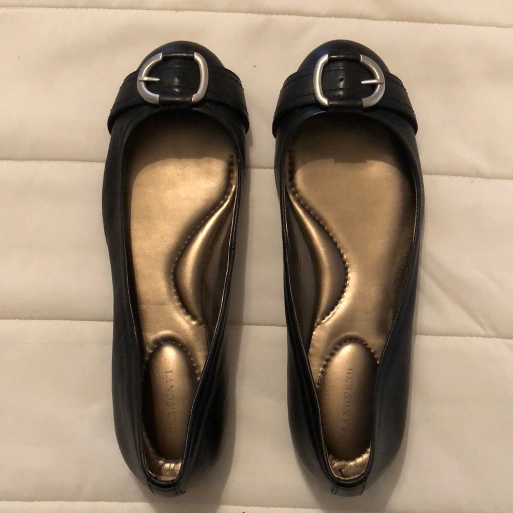 Lands End Black flats